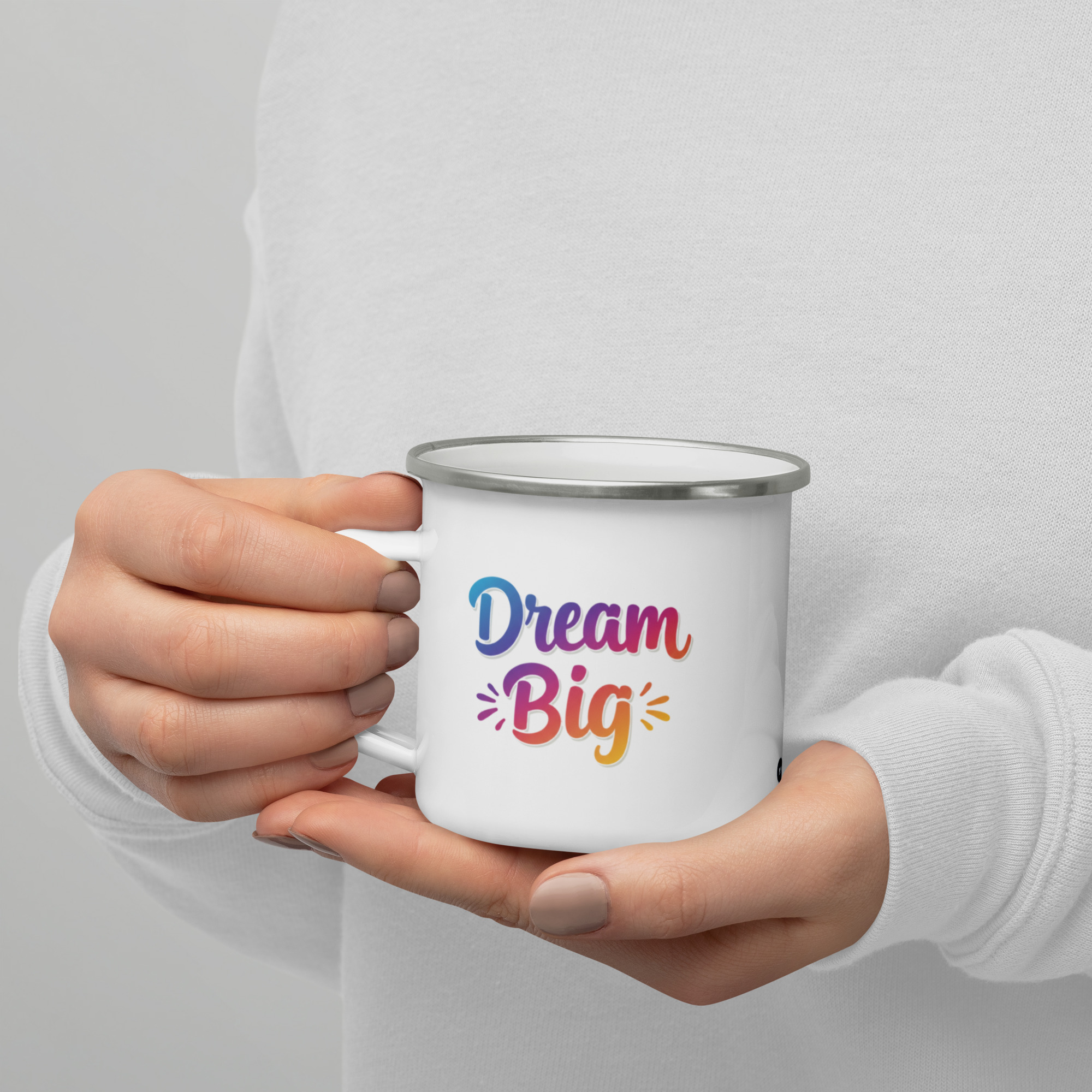 Enamel Mug: Dream big