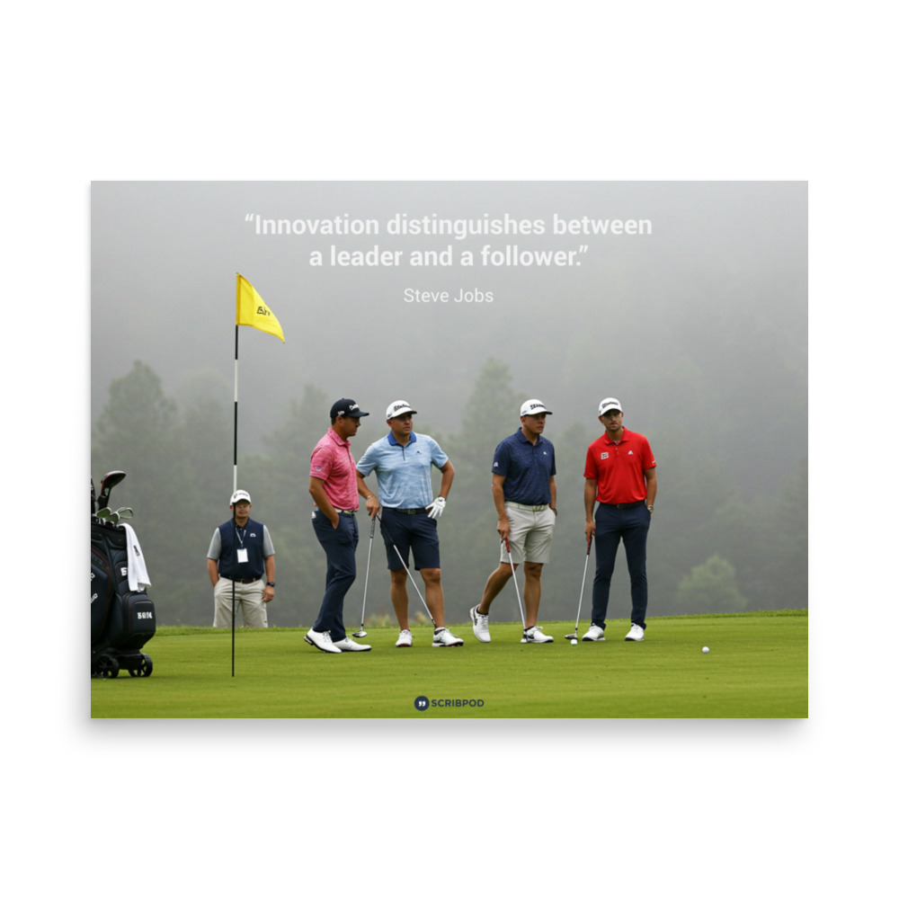 Poster Print: Innovation distinguishes between