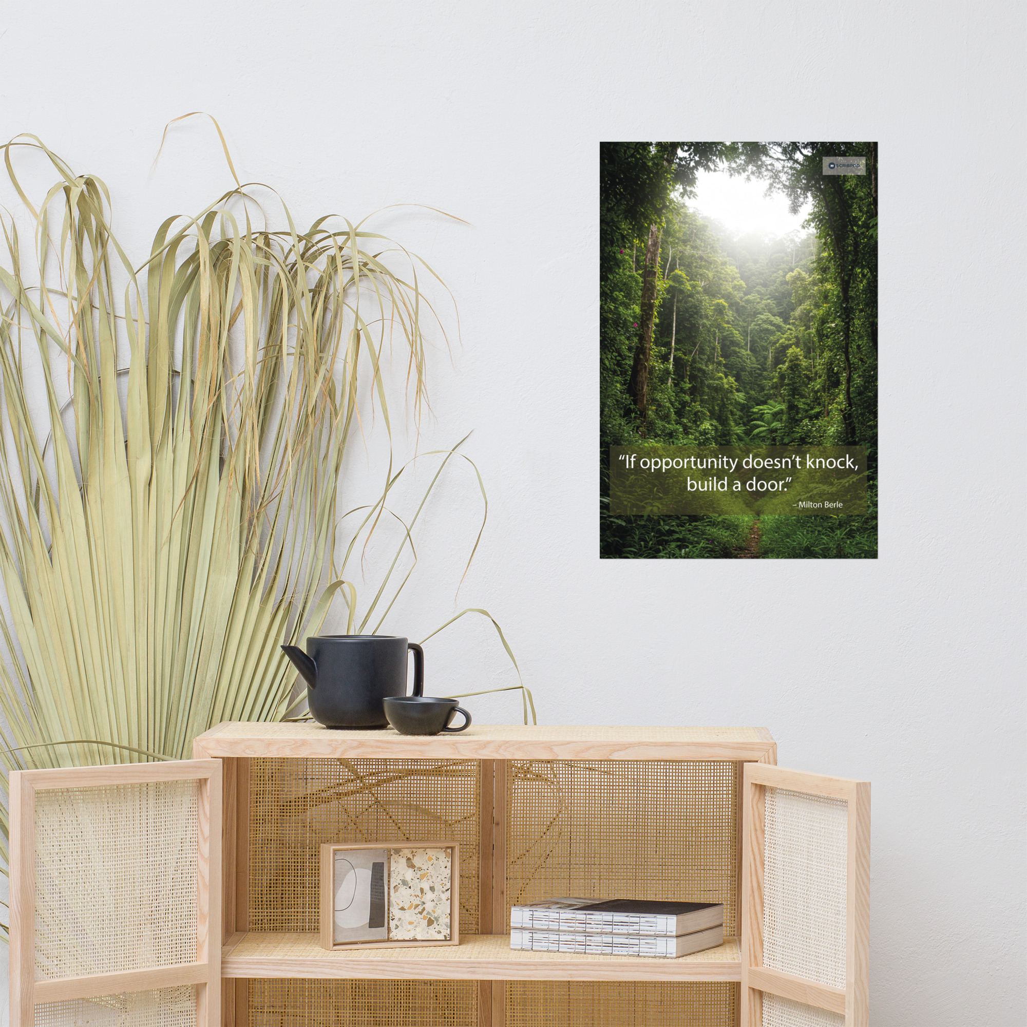 Poster Print: If opportunity doesn’t knock