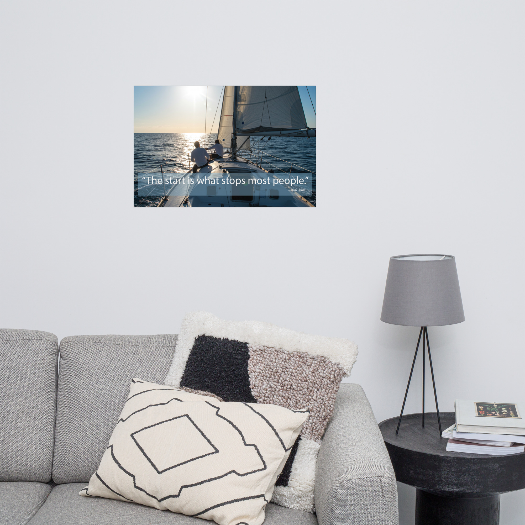 Poster Print: The start is what stops most people