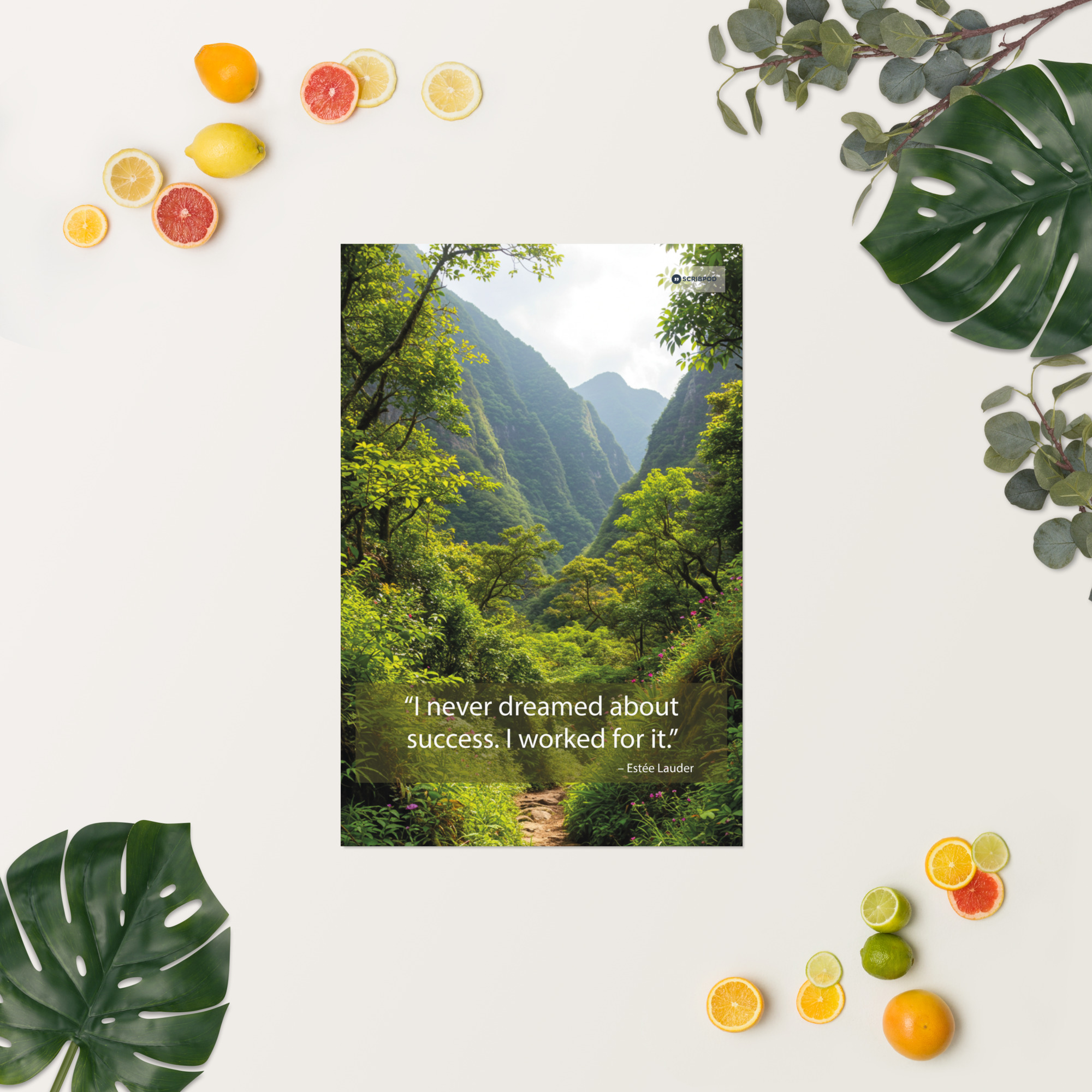 Poster Print: I never dreamed about success