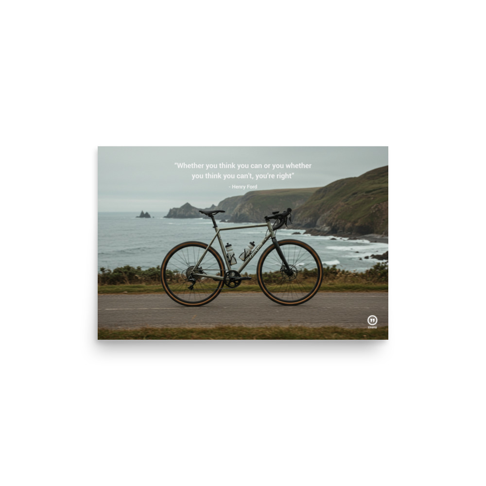 Poster Print: Whether you think you can